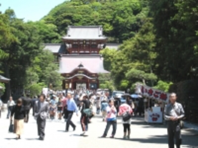鶴岡八幡宮、小町通り、長谷周辺に江ノ島は混雑スポットなので、ゆっくり散歩と思ったらそれ以外の場所を選ぶほうが無難かも