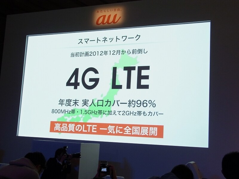 本格的なLTE環境は2012年12月より提供