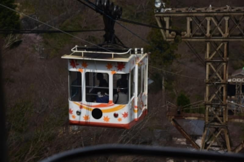 「吉野山ロープウェイ」は、2018年春は運休