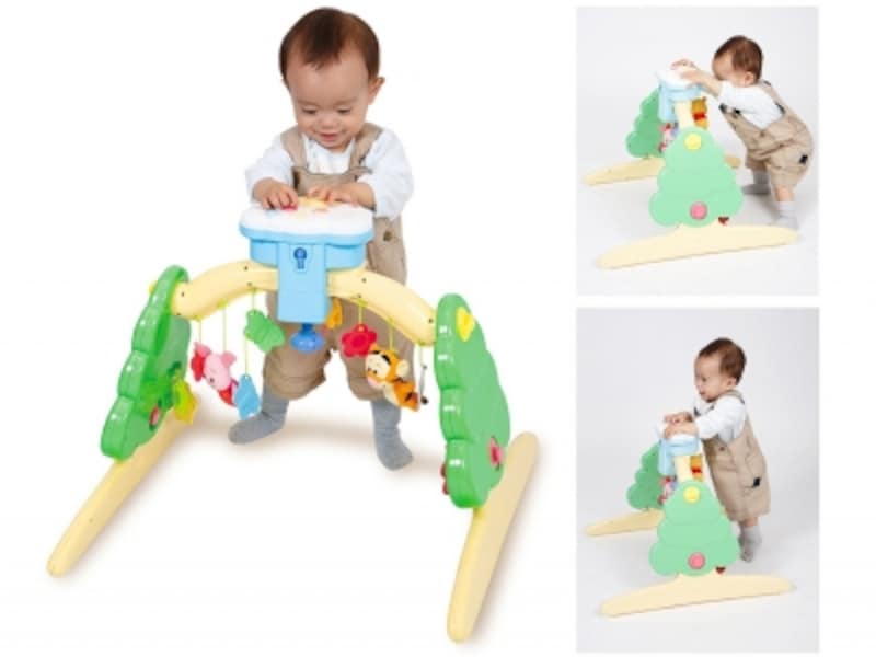 おすわり期やつかまり立ち期にはベビージムに変化できます