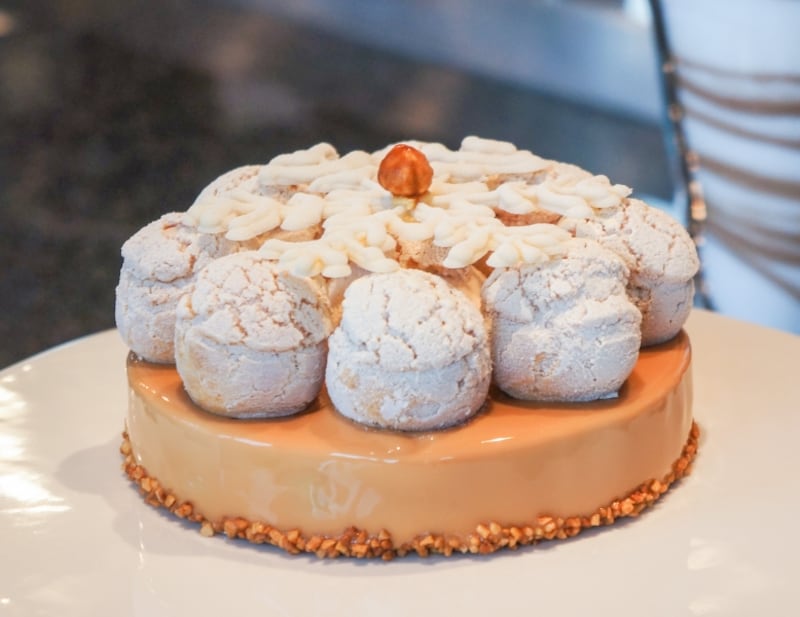 ◆キャラメルと洋梨のスノーフレーク ￥4,200円 （税別 15cm）