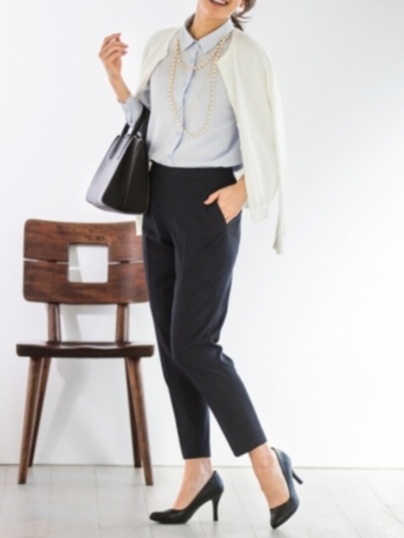 ,UNIQLO, ユニクロ,春物,トレンド,アンクルパンツ,きれいめ,パンツ,きれいめパンツ,コーデ,着こなし,入学式,セレモニー