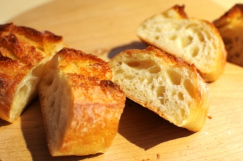 トカチーズバゲット断面