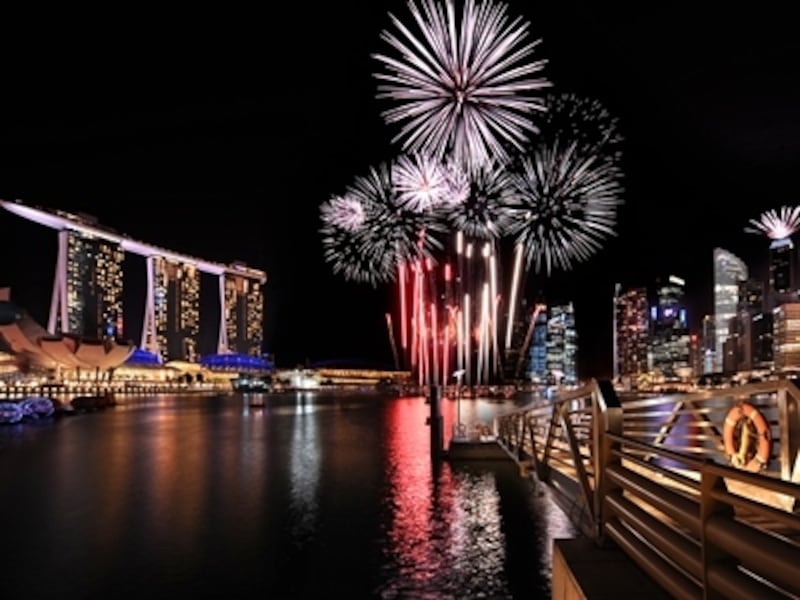 豪華絢爛 シンガポールのカウントダウン17 18 シンガポール All About