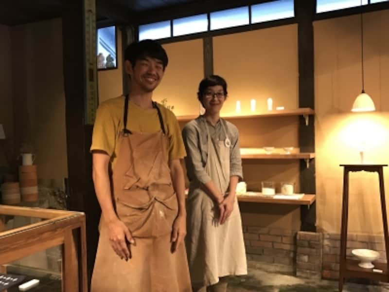 今村肇さんと奥様の麻希さん。店は主に麻希さんの担当。