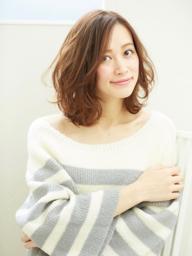 鎖骨レングスのミディアム