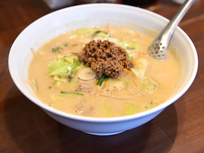 この日、クラークさんが食べた【野菜ごま正油らーめん】