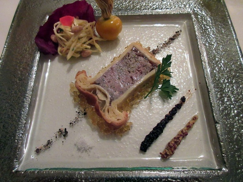 パテ・アンクルート 根セロリのサラダと二種のマスタードソース