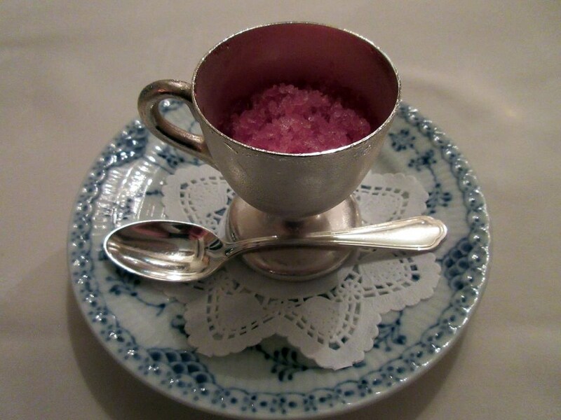 葡萄のグラニテ