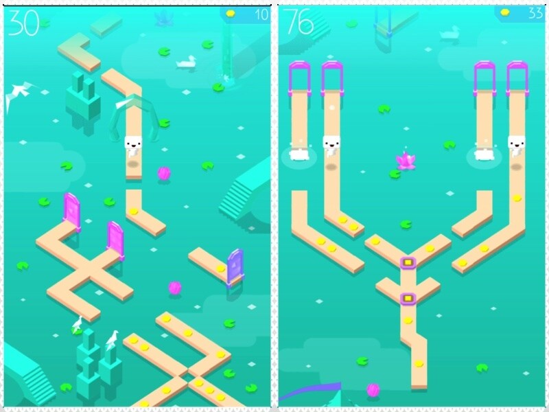 Endless Lakeのゲーム画面