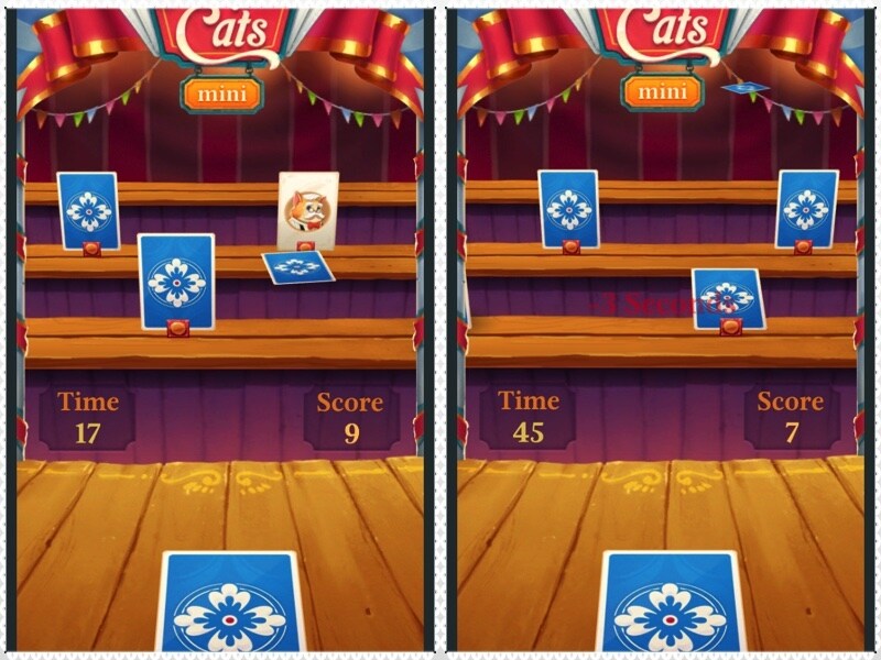 Shuffle Cats Miniのゲーム画面