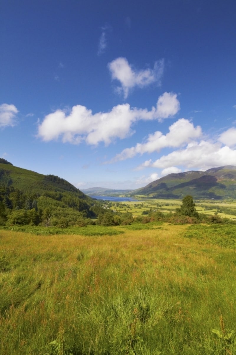 イギリスの湖水地方の自然