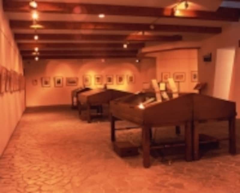 木のぬくもり溢れる展示室