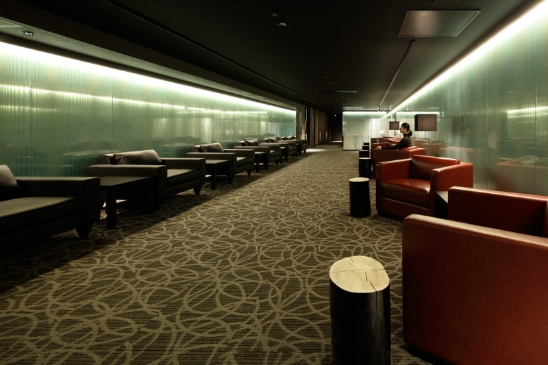 グランドエグゼティブシートの専用ラウンジ