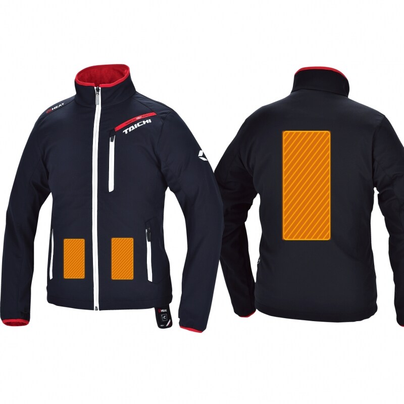 オレンジの部分が発熱部分