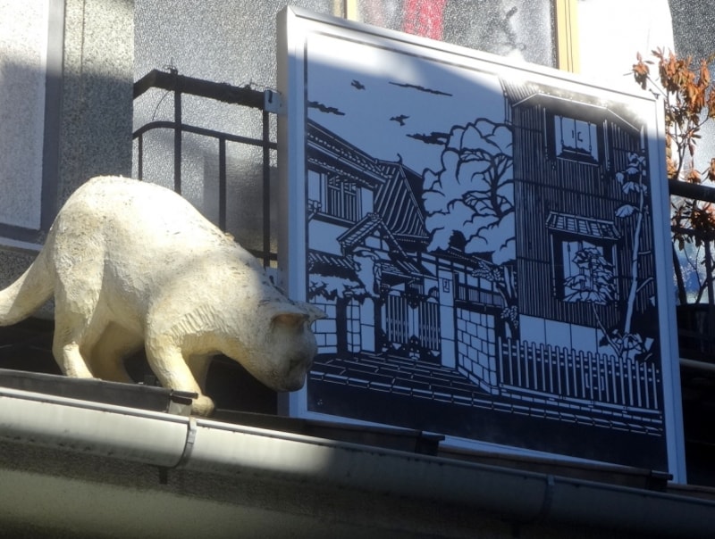 屋根の上って猫の好きな場所だね