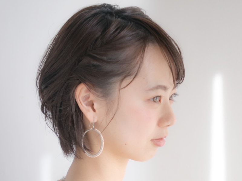 セミウェットツイストショートアレンジ