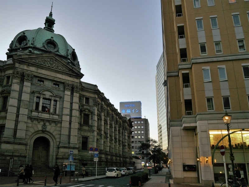 冒頭でちらっと登場する神奈川県立歴史博物館(2016年12月17日撮影)