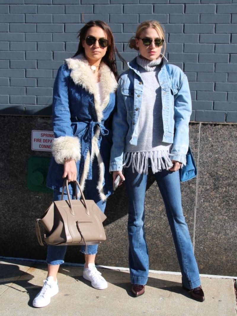 冬も「デニムonデニム」