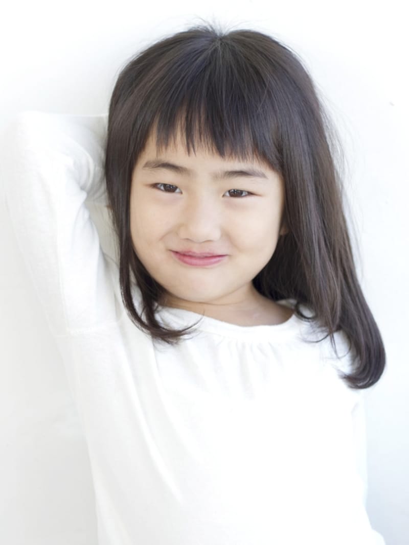 ショートバングの前髪