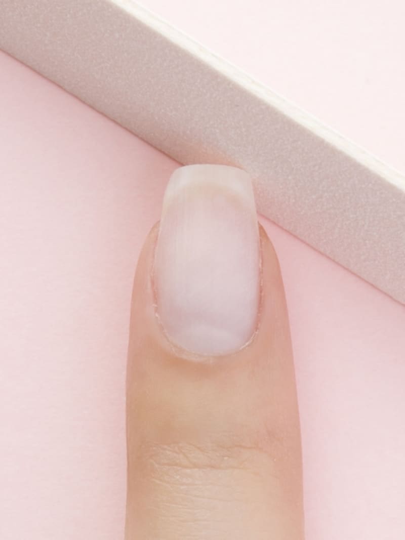 角を優しく削るのがポイント