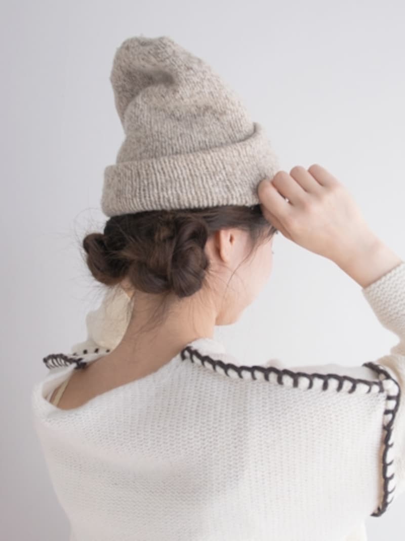 アレンジを崩さないよう注意して