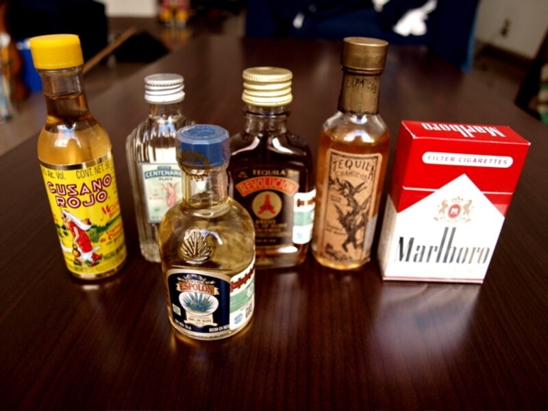テキーラのミニボトルはコレクションしたくなるかわいさ。