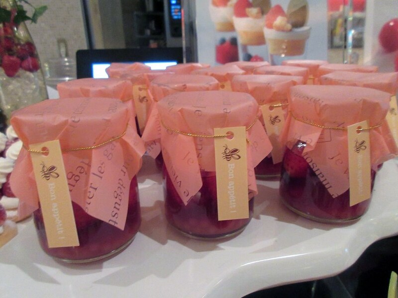 クランベリーとイチゴのナージュ