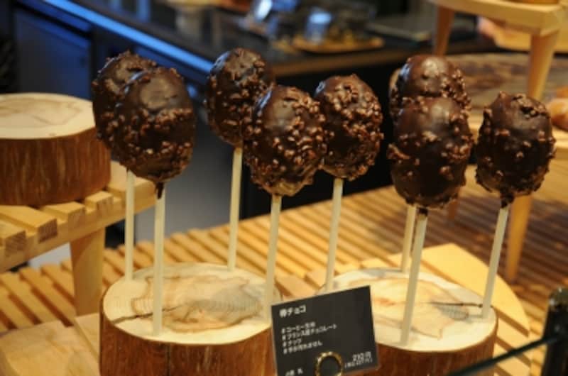 「棒チョコ」#フランス産チョコレート #コーヒー生地 #ナッツ #手が汚れません