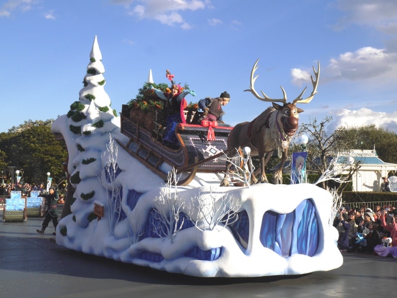 アナとクリストフのフロート