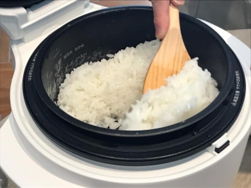 BALMUDA The Gohanで炊いたご飯