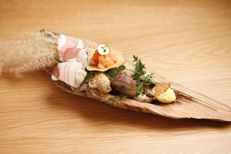 ディナーの一皿