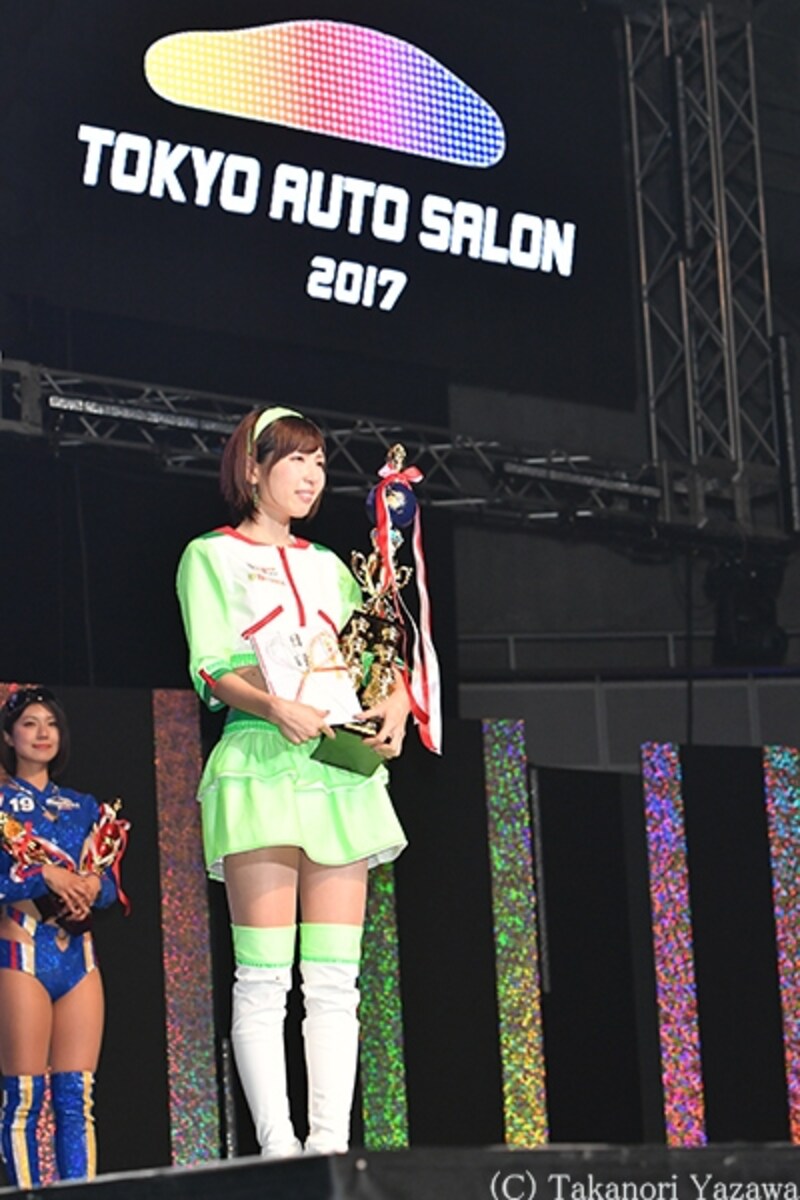 レースクイーン大賞グランプリに輝いた清瀬まちさん