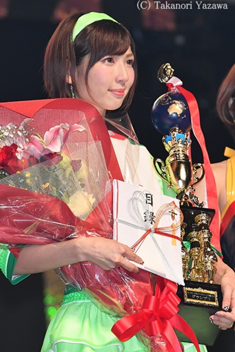 レースクイーン大賞グランプリに輝いた清瀬まちさん