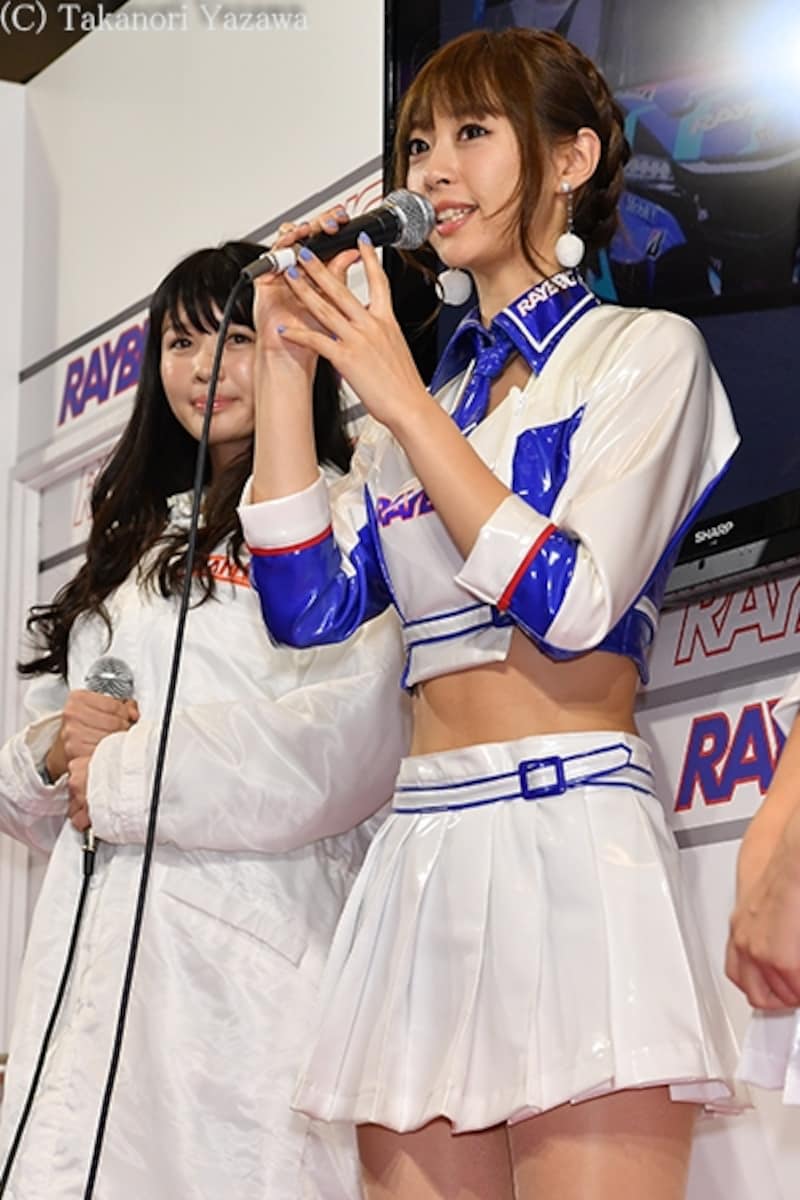 2016年のRQとして最後の挨拶をする林紗久羅さん