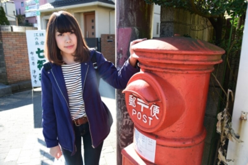 鎌倉市内では、まだたくさんの円筒形ポストが現役で活躍中！