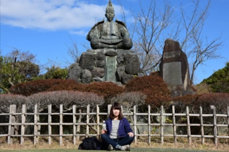 頼朝さんと記念写真！