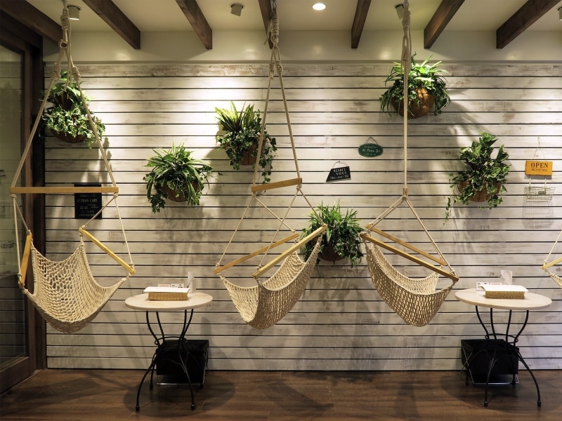 ハンモック席があるのは横浜中華街店だけ!undefinedとってもくつろげそう(2017年1月13日撮影)