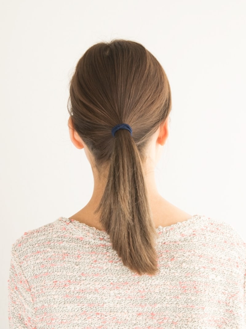 ゴムが緩まずしっかり止まったら完成