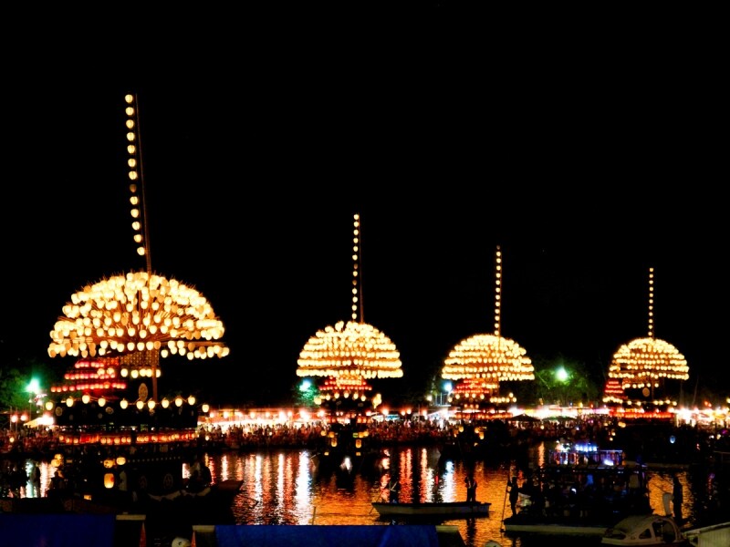 尾張津島天王祭undefined宵祭undefined写真提供:(一社)愛知県観光協会