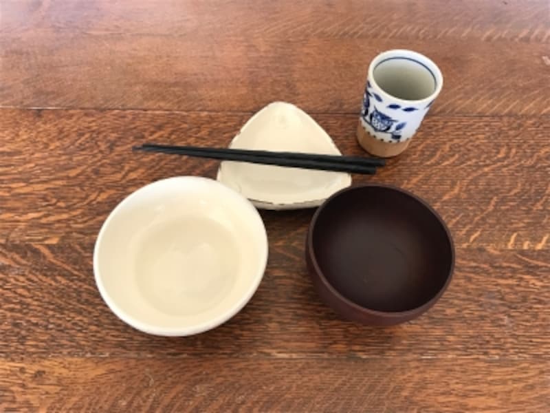 一汁一菜の食器
