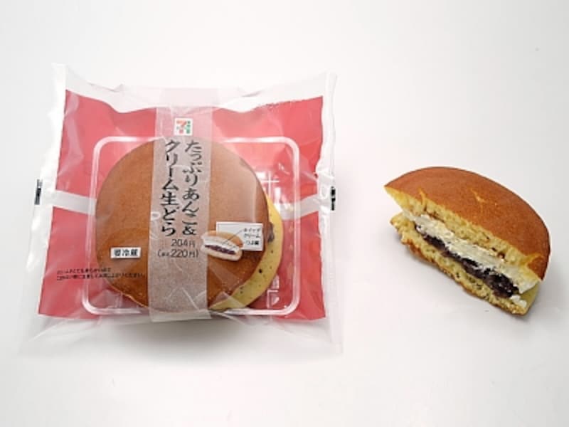 たっぷりあんこ＆クリーム生どら