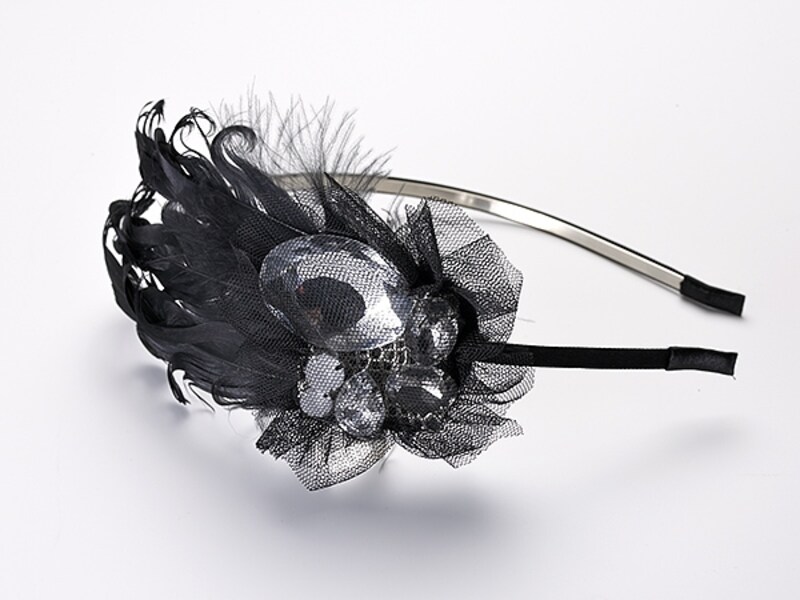 フェザーリボンカチューシャ