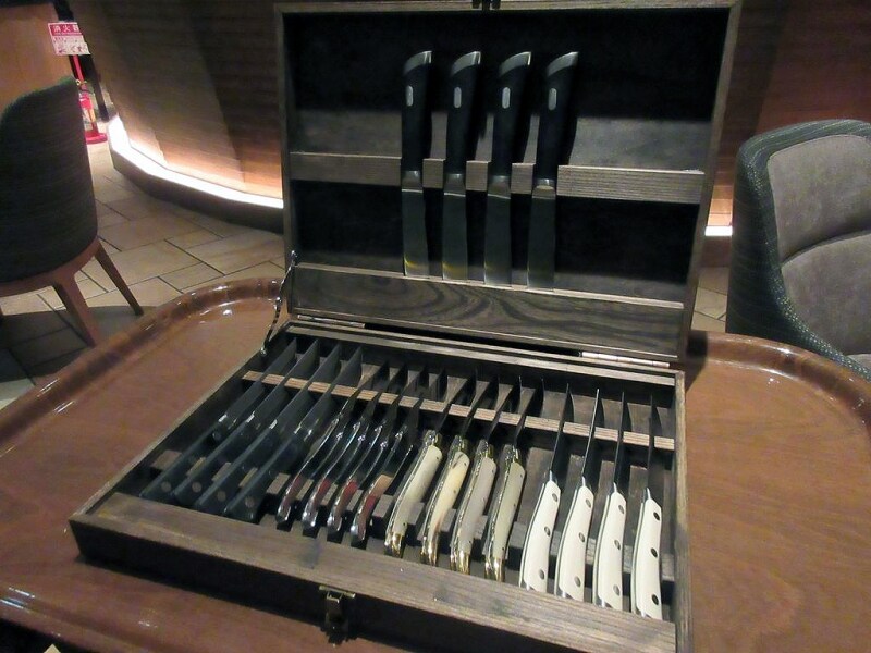 ザ・ステーキハウスのナイフ