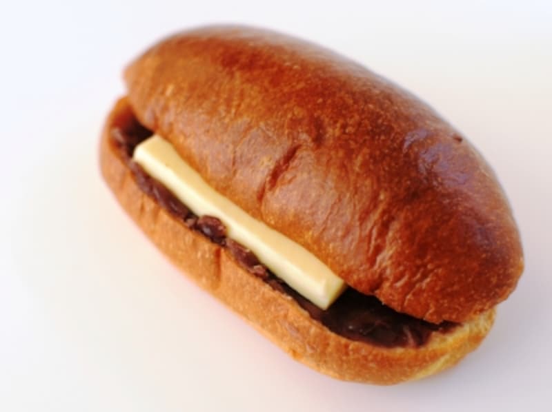 あんバターサンド、あんは横須賀の製餡所のもの