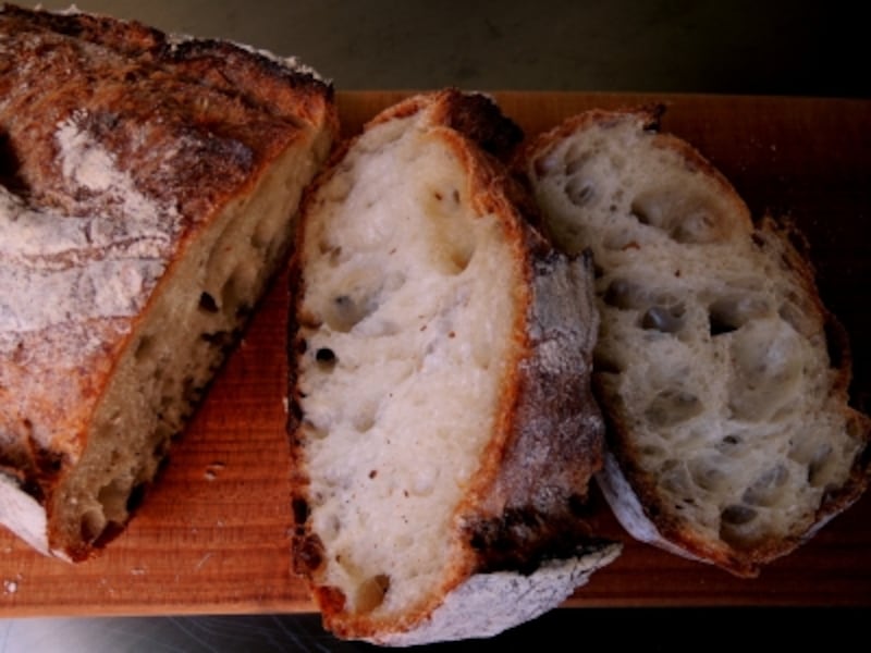 パリパリのクラストの中身はしっとり