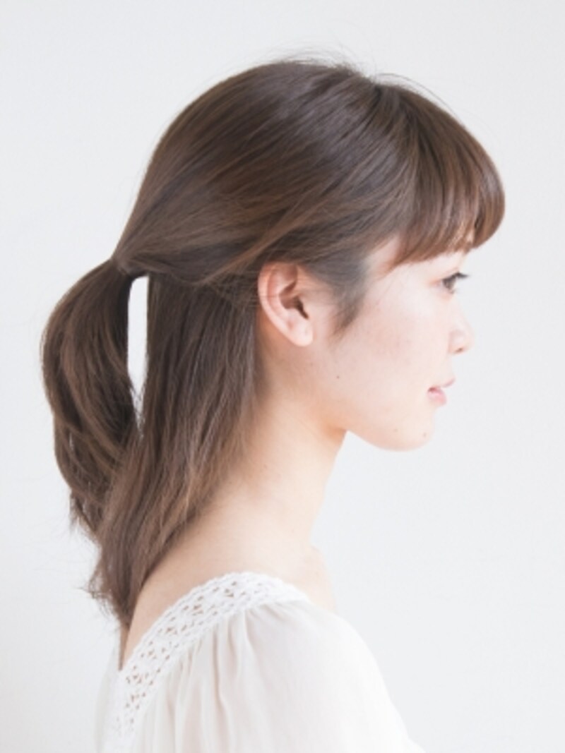 面接受けするハーフアップ 綺麗で好印象な髪型の作り方 ヘアアレンジ All About