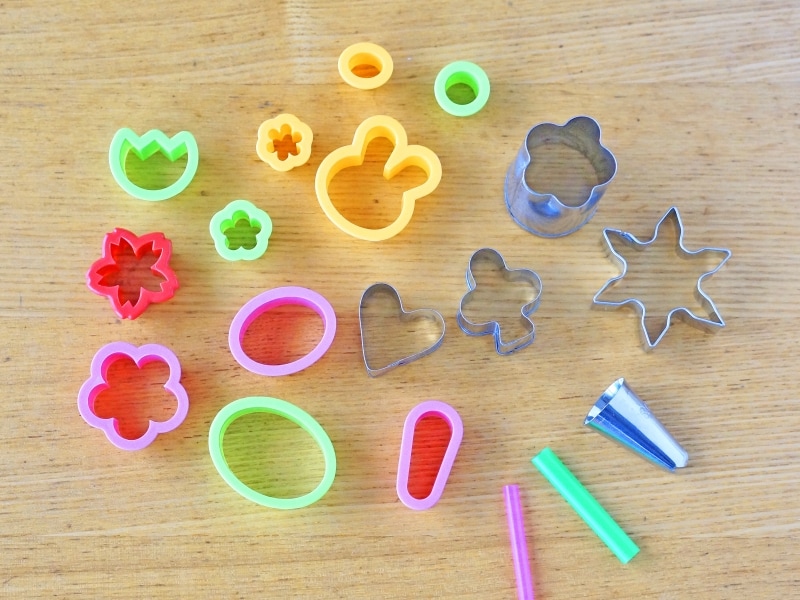 型抜きはキャラ弁のパーツを手軽に作れる