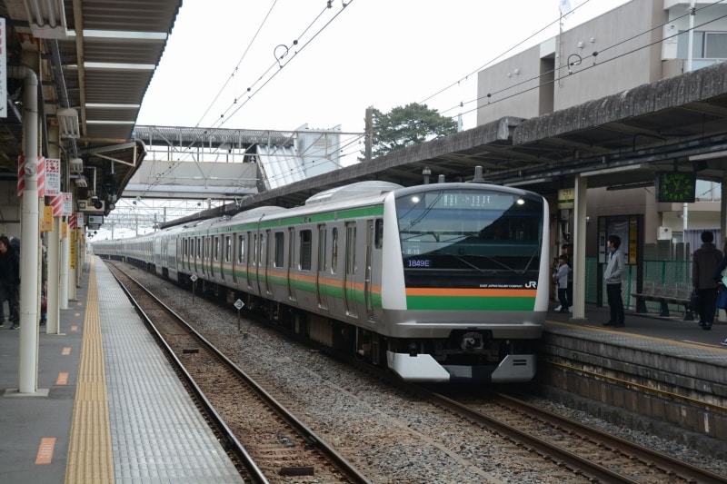 東海道本線の電車