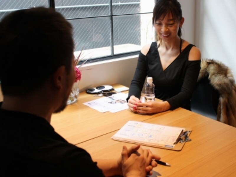 測定結果をもとにアドバイスを受けられます